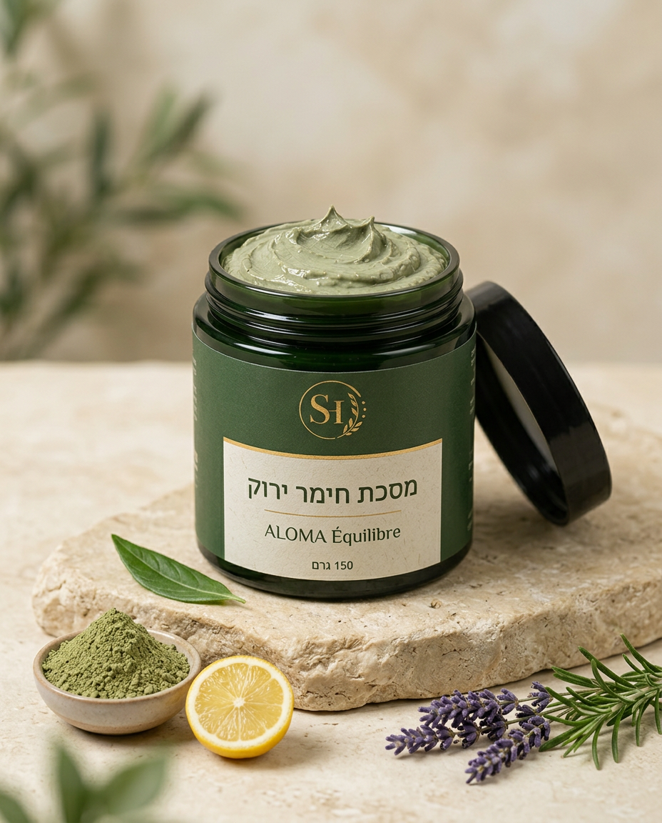 ALOMA Équilibre — מסכת חימר ירוק
